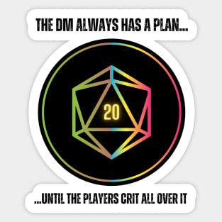 Dungeon Master Plan Sticker